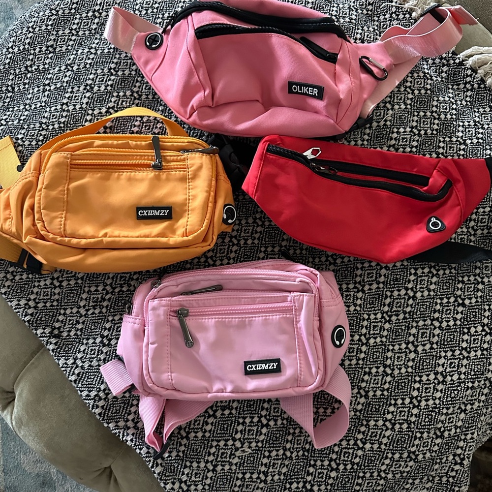 Colorful Waist Bags Set